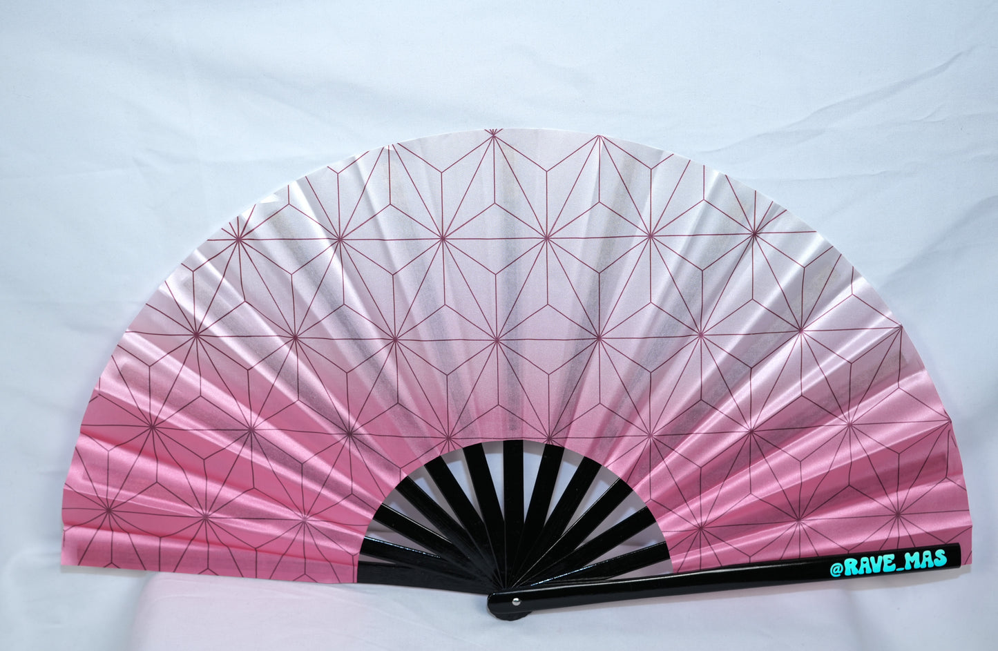 Demon Pink Anime Large Rave Fan