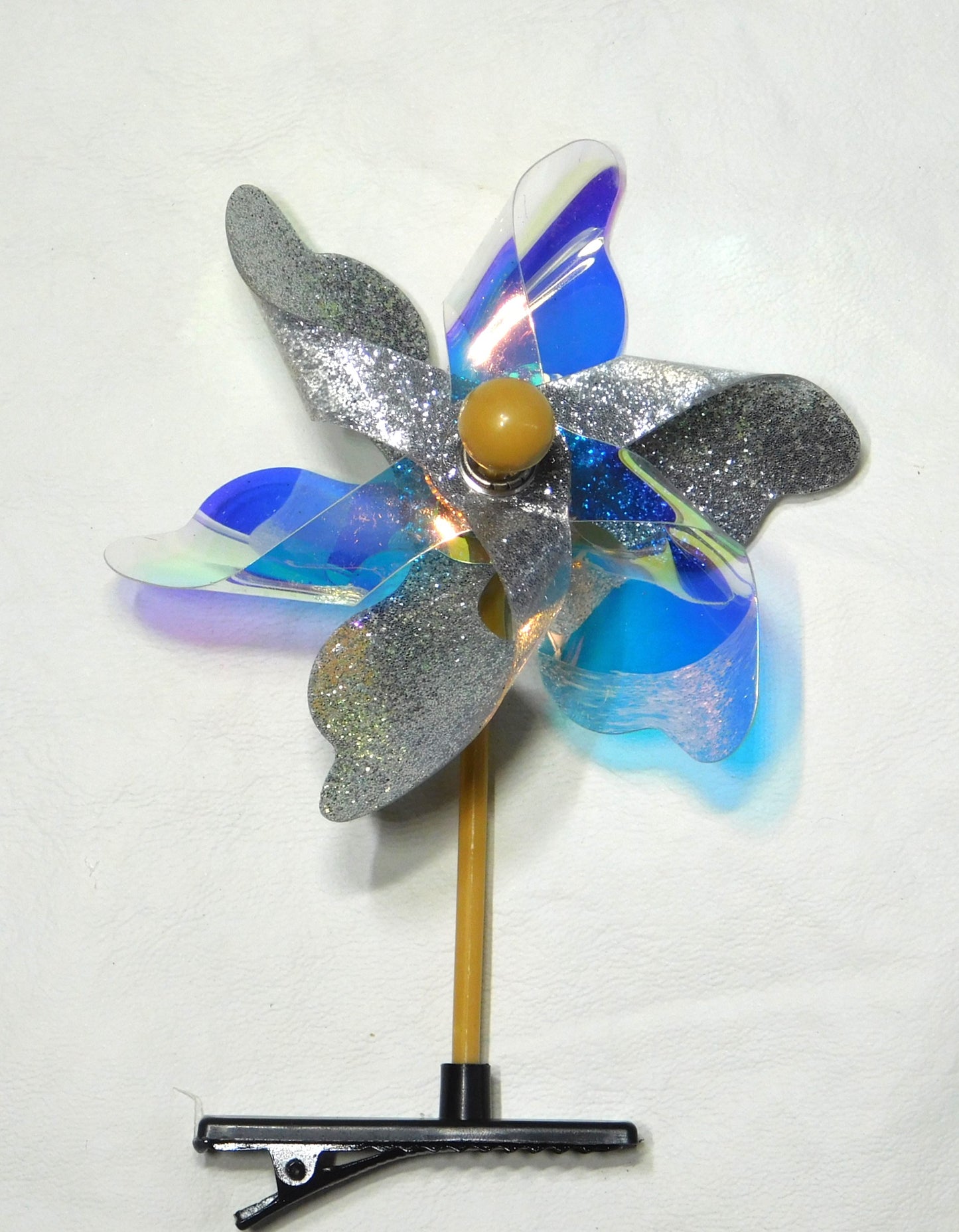 Mini Hairclip Pinwheels set of 5