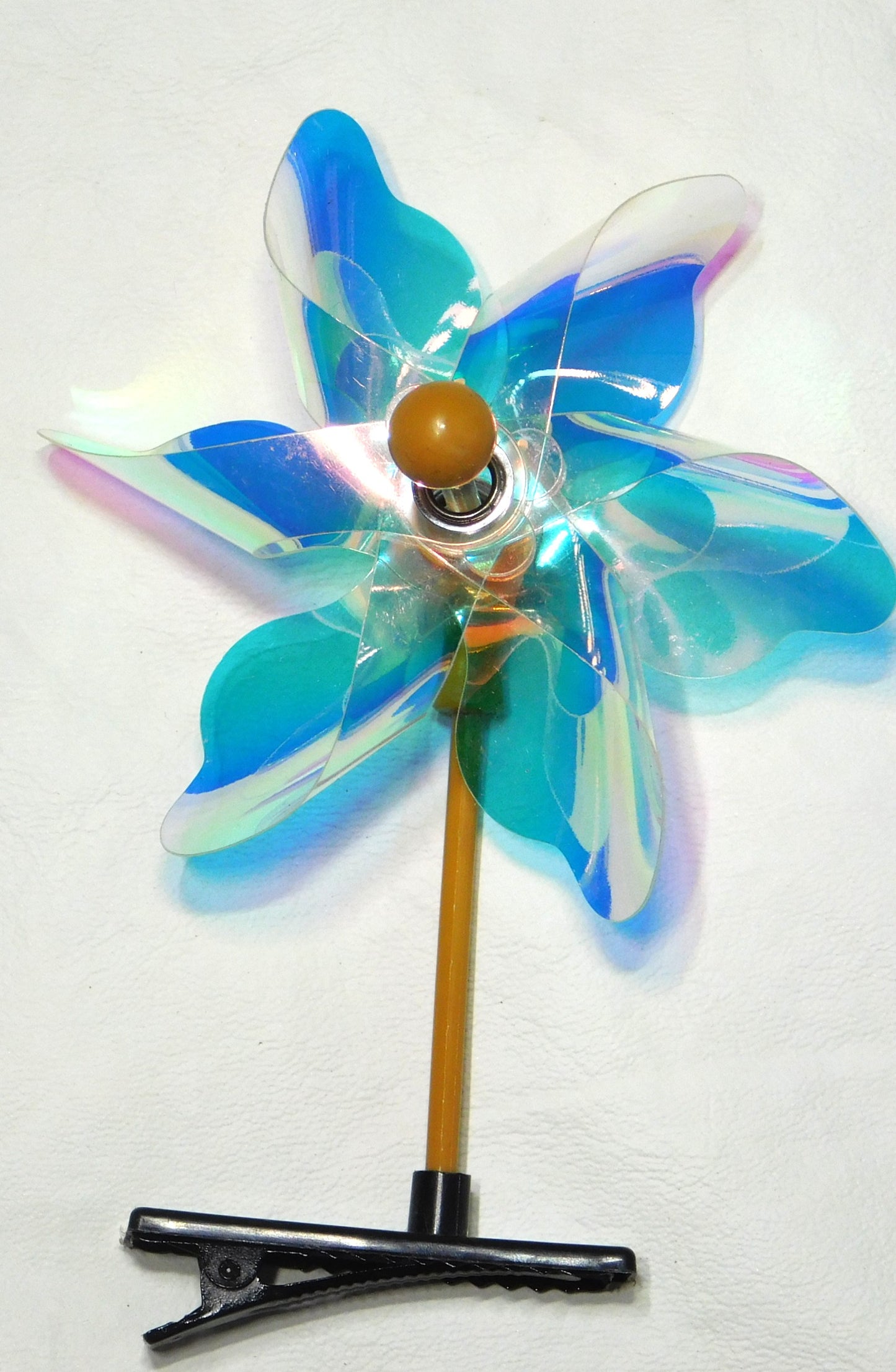 Mini Hairclip Pinwheels set of 5