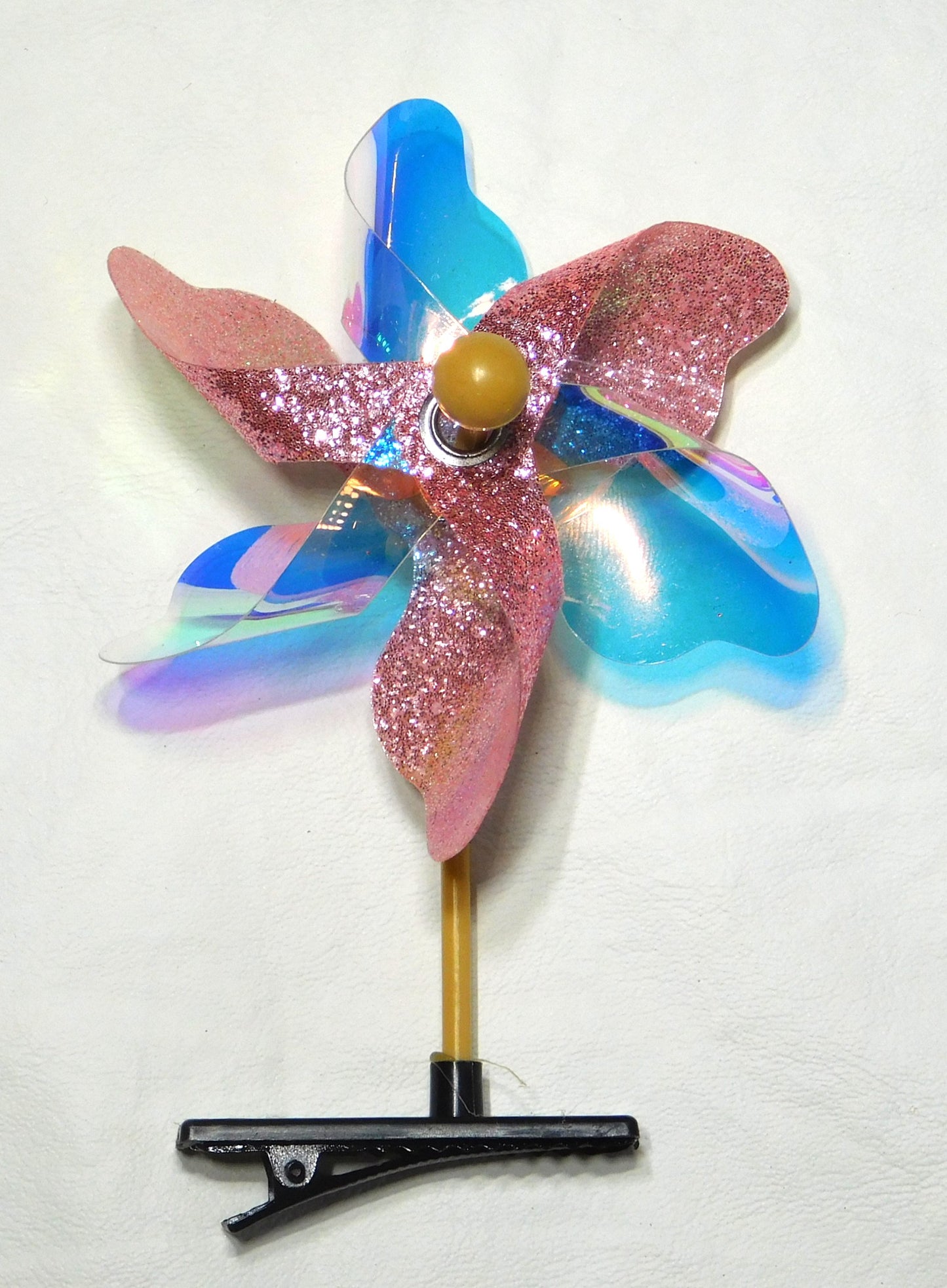 Mini Hairclip Pinwheels set of 5
